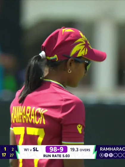 Kawya Kavindi - Wicket - West Indies vs Sri Lanka