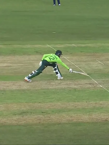 Momin Qamar with a Batting vs. England