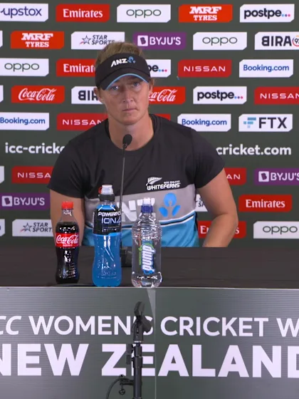 3 March - Tauranga - New Zealand Captain Sophie Devine pre-match press conference