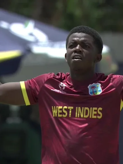 Ally Hafidhi with a Batting vs. West Indies