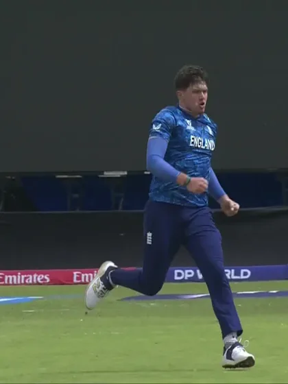 Sameer Ahmed Minhas with a Batting vs. England