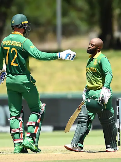 South Africa go 1-0 up after Bavuma, van der Dussen tons set up easy win