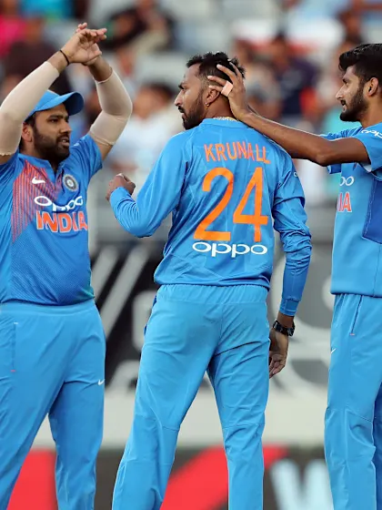 Krunal Pandya, Rohit Sharma star as India level series