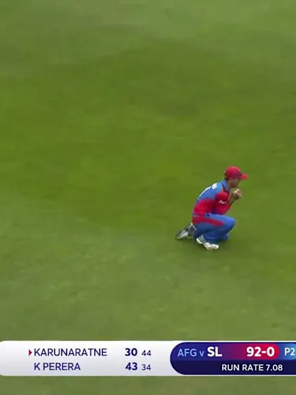 Logo of CWC19: AFG v SL - Nabi removes Karunaratne