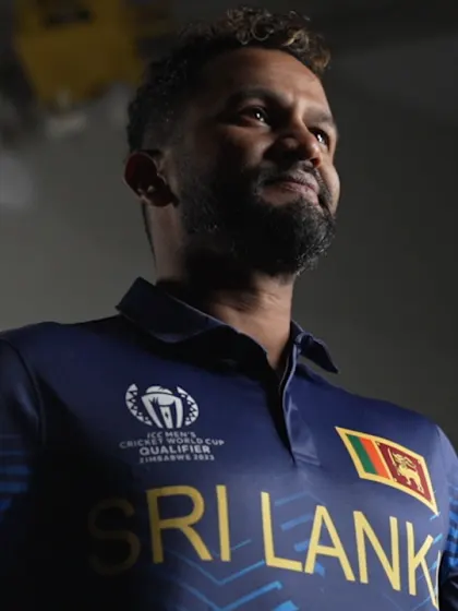 Logo of Dimuth experience helping Sri Lanka through Qualifier challenge | CWC23 Qualifier