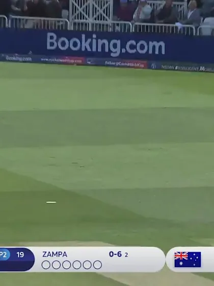 Logo of CWC19: AUS v WI - Great catch from Aaron Finch dismisses Nicholas Pooran for 40