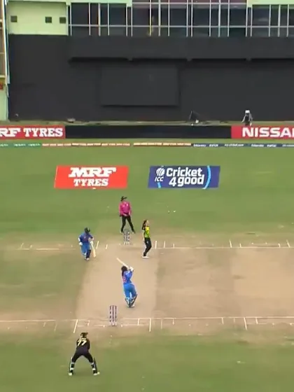 IND v AUS: Smriti Mandhana caught in the deep for 83 off 55 balls