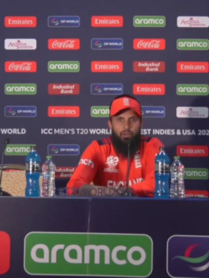 Adil Rashid (England player) post-match Press Conference - 13th June 2024