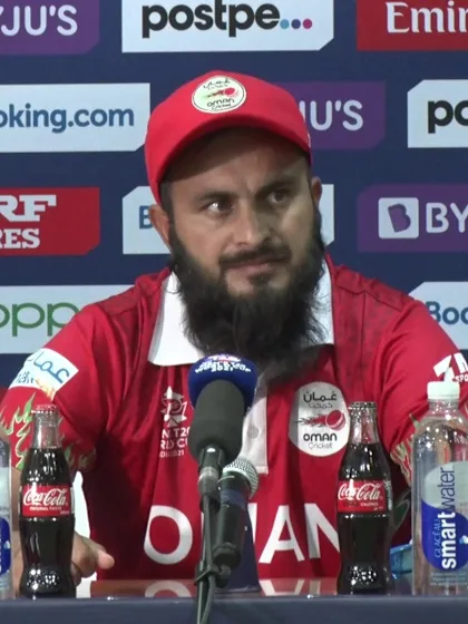 17 October - Oman - Oman Captain Zeeshan Maqsood post-match press conference