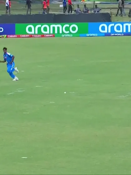 Joe Moores with a Four vs. India