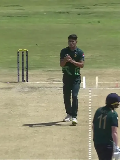 Logo of Ubaid Shah with a Caught And Bowled vs. Ireland
