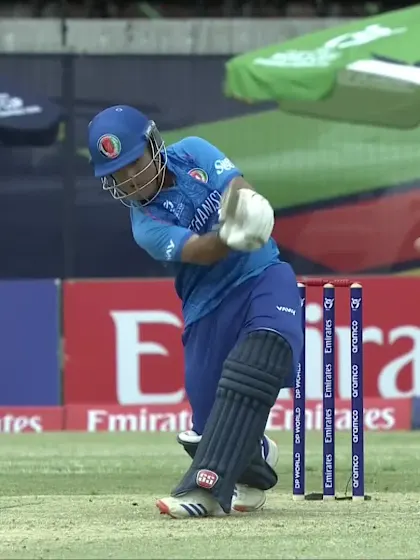 Uzairullah Niazai with a Four vs. South Africa