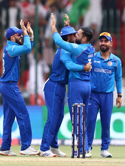 Logo of Nabi delivers with his first ball | AFG v SA | Champions Trophy 2025