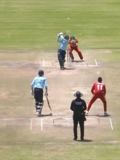 ICC U19 CWC: ENG v ZIM – George Balderson hammers 6, 6, 4 