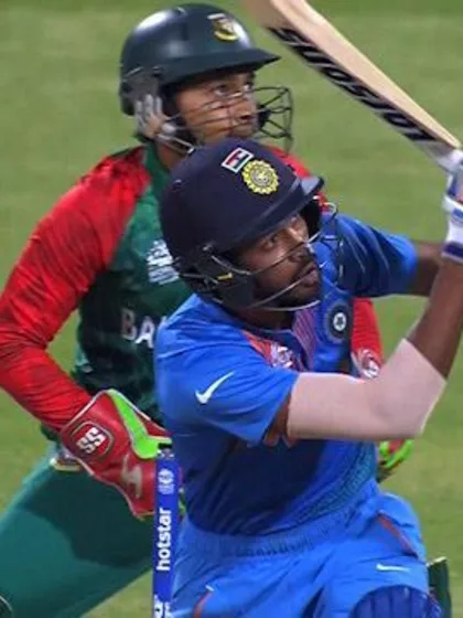 Pandya smashes 97 metre Six!