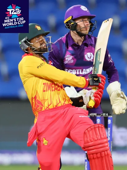 Logo of Sikandar Raza stars in Zimbabwe's historic win | POTM Highlights | T20WC 2022