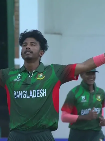 Nathaniel Hlabangana - Wicket - Bangladesh vs Zimbabwe