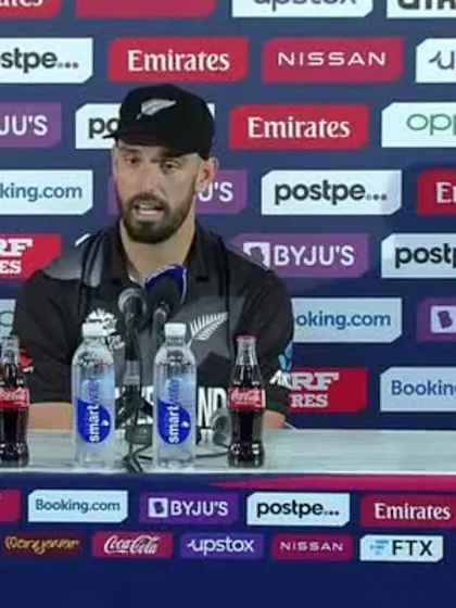 10 November - Abu Dhabi - New Zealand player Daryl Mitchell pre-match press conference