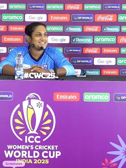 Chamari Athapaththu | ICC WCW25 | Sri Lanka pre-match press conference | 3 Oct '25