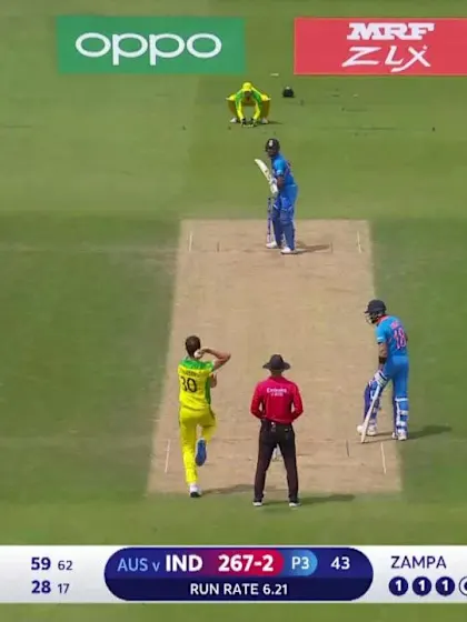 CWC19: IND v AUS - Pandya's three sixes