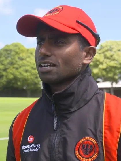 ICC Men's T20 World Cup Europe Final 2019, GER v NOR - Germany captain Rishi Pillai comments on victory