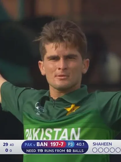 Logo of CWC19: PAK v BAN - Shaheen Afridi takes 6/35