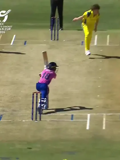 N Parmar with a Four vs. Australia