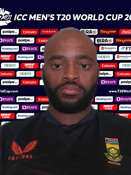 5 November - Sharjah - South Africa Captain Temba Bavuma pre-match press conference