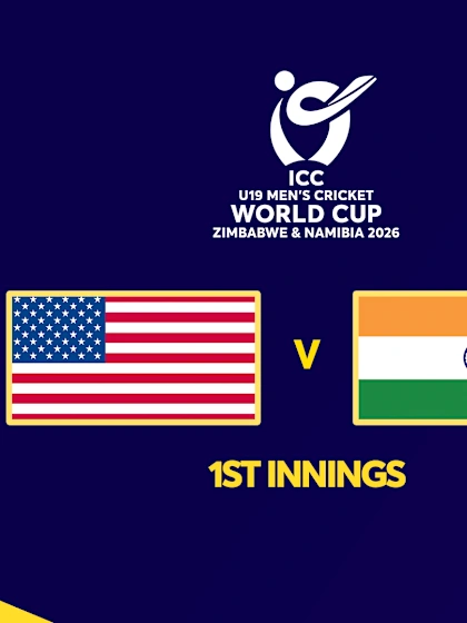 U19: USA v India (1st Innings)