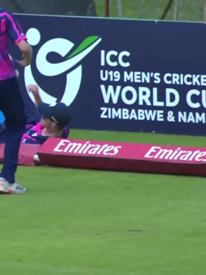 Amrinder Gill with a Four vs. Scotland