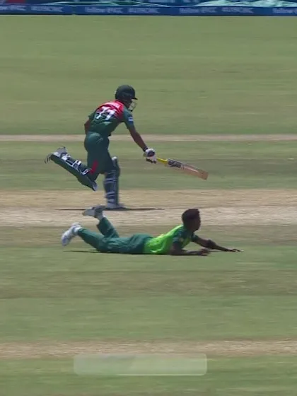 ICC U19 CWC: SA v BAN – Khumalo snares Mahmudul with superb direct hit