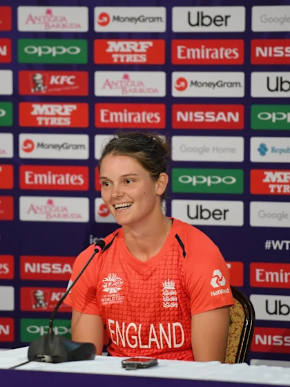22 November - Antigua - England player Amy Jones post-match press conference