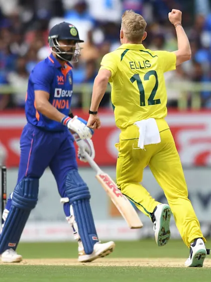 Logo of Records tumble in India's second ODI loss against Australia