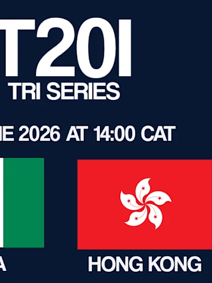 1st T20I: Nigeria v Hong Kong, China