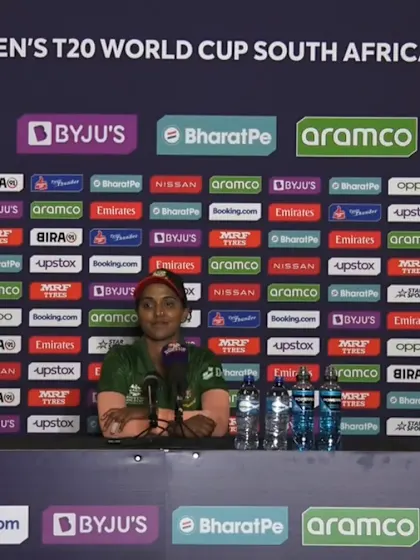 14 February - Gqeberha - Bangladesh Captain Nigar Sultana post-match press conference
