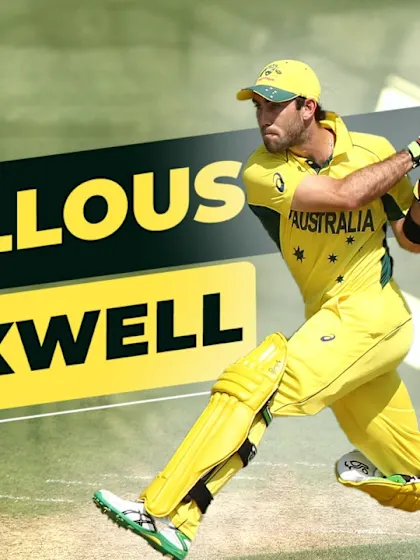 Logo of Glenn Maxwell talks us through his most brilliant shots