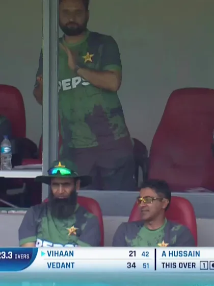 Vihaan Malhotra - Wicket - India vs Pakistan