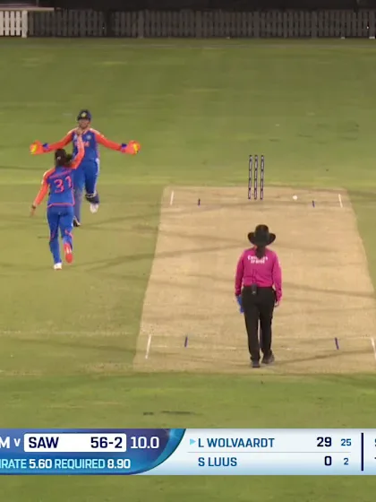Logo of Laura Wolvaardt - Wicket - South Africa Women vs India Women
