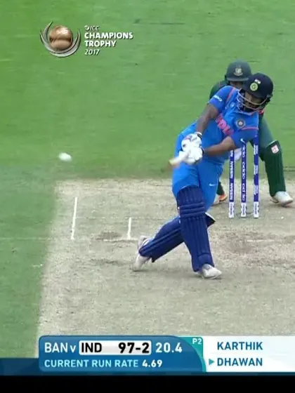 #CT17 Warm-up: Shikhar Dhawan Innings