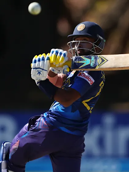 Logo of Sadeera with a quick-fire fifty for Sri Lanka | CWC23 Qualifier