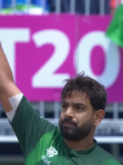 Logo of Hardik Pandya - Wicket - India vs Pakistan