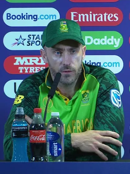 19 June - Birmingham - South Africa Captain Faf du Plessis post-match press conference