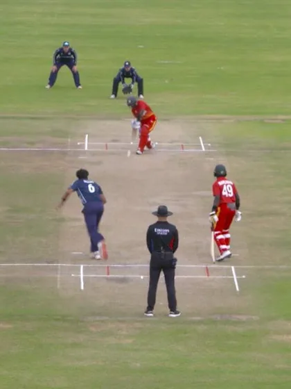 ICC U19 CWC: SCO v ZIM – Zimbabwe race to 62/1 at the end of the Powerplay