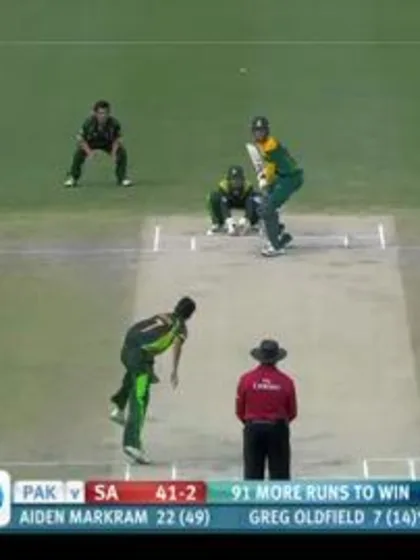 South Africa innings highlights, Pakistan v South Africa, ICC U19 CWC 2014 - Final