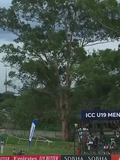 Momin Qamar with a Four vs. England