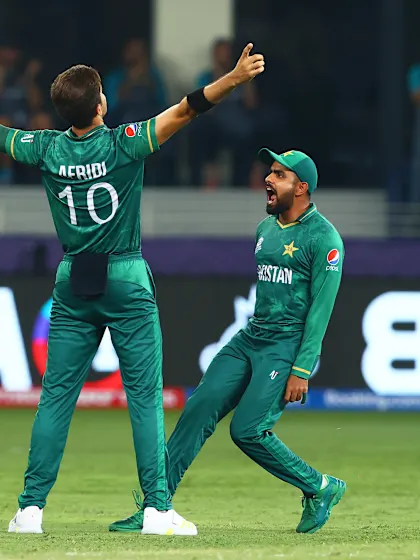 Logo of History for Pakistan as Afridi, Babar and Rizwan inspire huge win over India