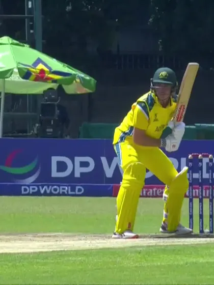 W Malajczuk with a Four vs. West Indies