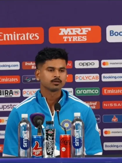 2 November - Mumbai - India player Shreyas Iyer post-match press conference