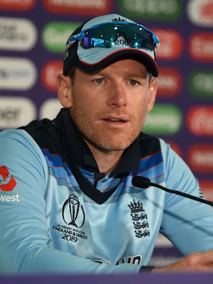 8 June  - Cardiff - England Captain Eoin Morgan post-match press conference