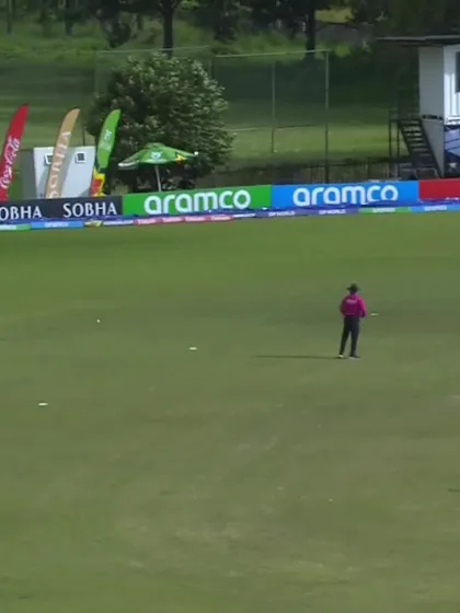 Usman Khan with a Four vs. Scotland